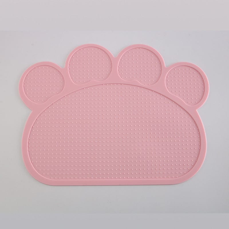 Silicone Paw Shaped Dog Food Placemat