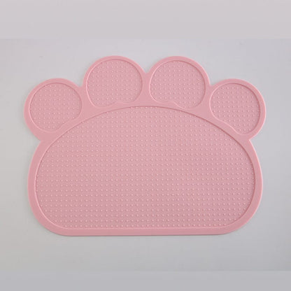 Silicone Paw Shaped Dog Food Placemat