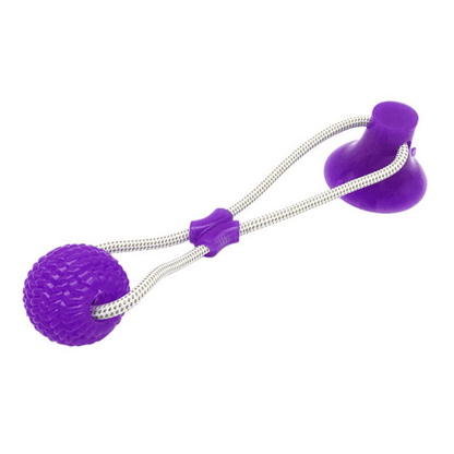 Suction Cup Rope Ball Tug toy