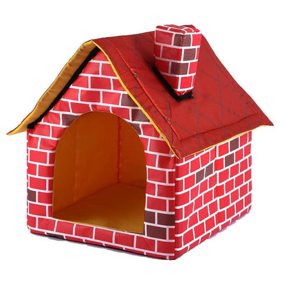 Red Brick House Dog Bed