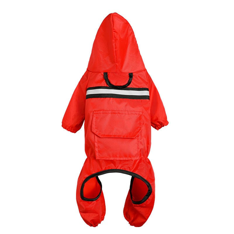 Full Body Reflective Dog Raincoat Jumpsuit