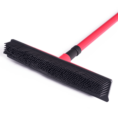 Rubber Bristle Dog Hair Broom