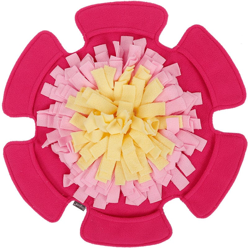 Flower type sniffing pet mat