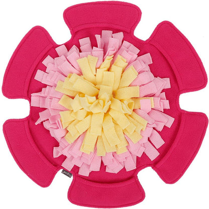 Flower type sniffing pet mat