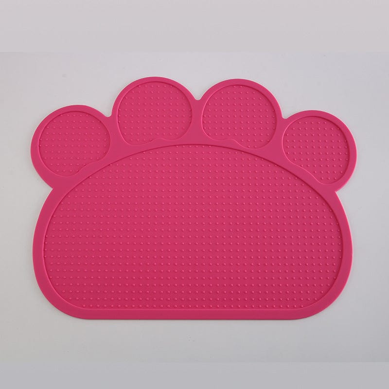 Silicone Paw Shaped Dog Food Placemat