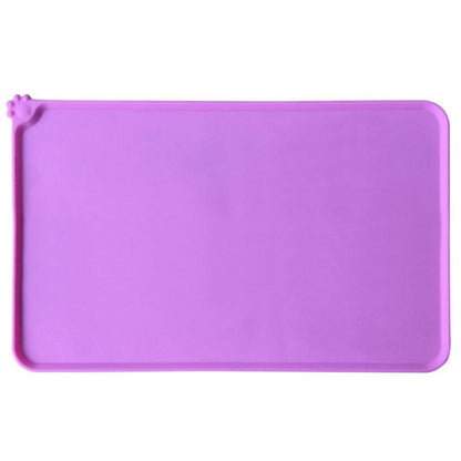 Silicone Waterproof Dog Food Mat (18in x 12in)