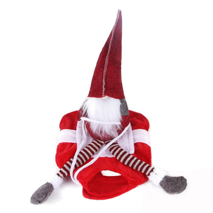 Santa Claus Rider Dog Costume