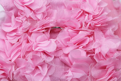 Three-dimensional Flower Leash Dog