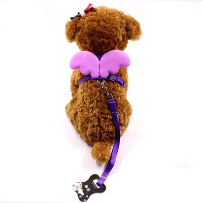 Angel Wings Dog Harness and Leash Set