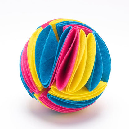 Treat Dispensing Dog Snuffle Ball Toy