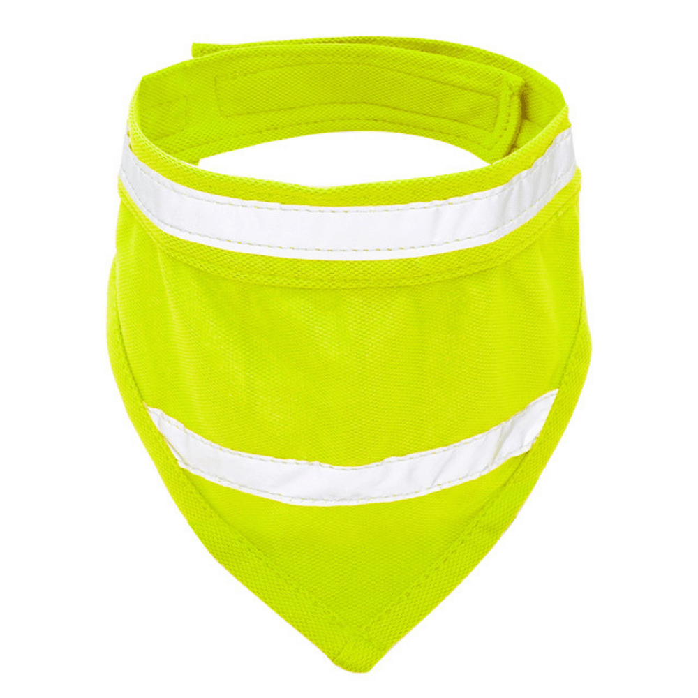 Safety Reflective Fluorescent Dog Bandana