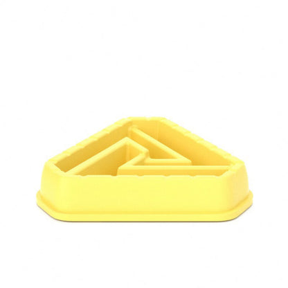 Triangle Shaped Slow Feeder Bowl