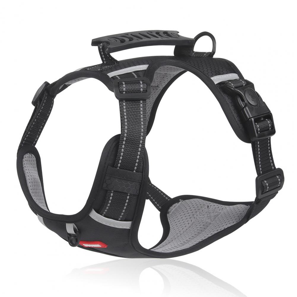 Nylon Dog Harness No Pull Breathable Reflective Pet Harness