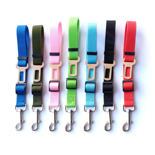 Car Pet Dog Safety Belt Leash Hand Holding Rope Retractable