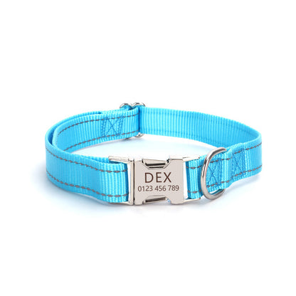 Nylon Reflective Silk Dog Collar