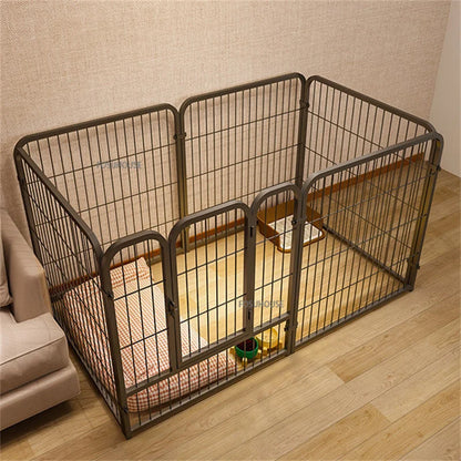 Modern Simple Wrought Iron Pet Fence Dog Cage