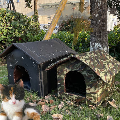 Outdoor Waterproof Shelter For Stray Cats