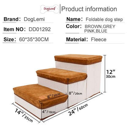Pet Stairs For Couch And High Beds Folding Steps