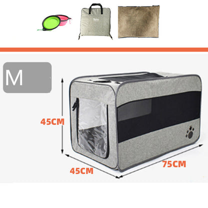 Pet Travel Carrier Bag Portable Pet Bag Folding Fabric Pet Carrier