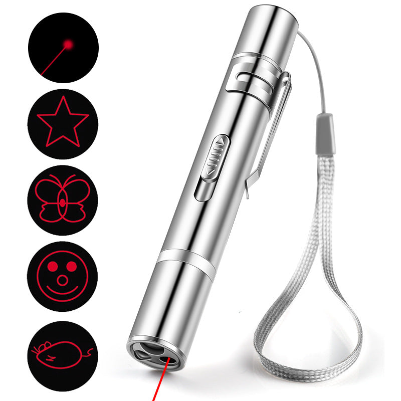 Laser Pointer Cat Toy, Red Dot LED Light Pointer Interactive Toys