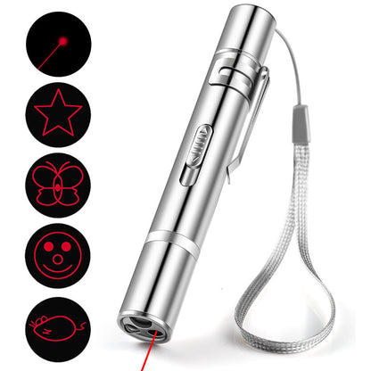 Laser Pointer Cat Toy, Red Dot LED Light Pointer Interactive Toys