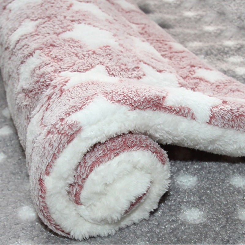 Pets Dog Bed Mat Crate Pad Soft Pet Bed Washable Crate Mat