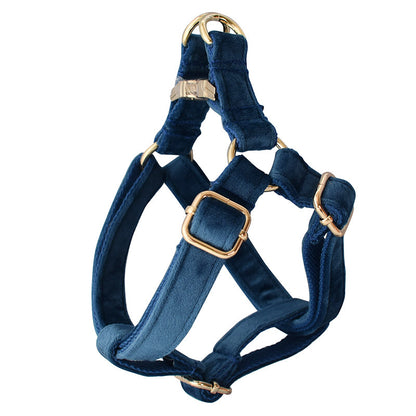 Flannel Gold Buckle Dog Harness Pet Supplies