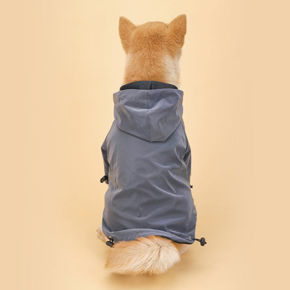 Pet Clothes Rainproof Jacket Rainproof Hooded