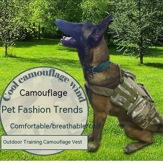 Tactical Training Clothes Medium Large Dog Vest Suit