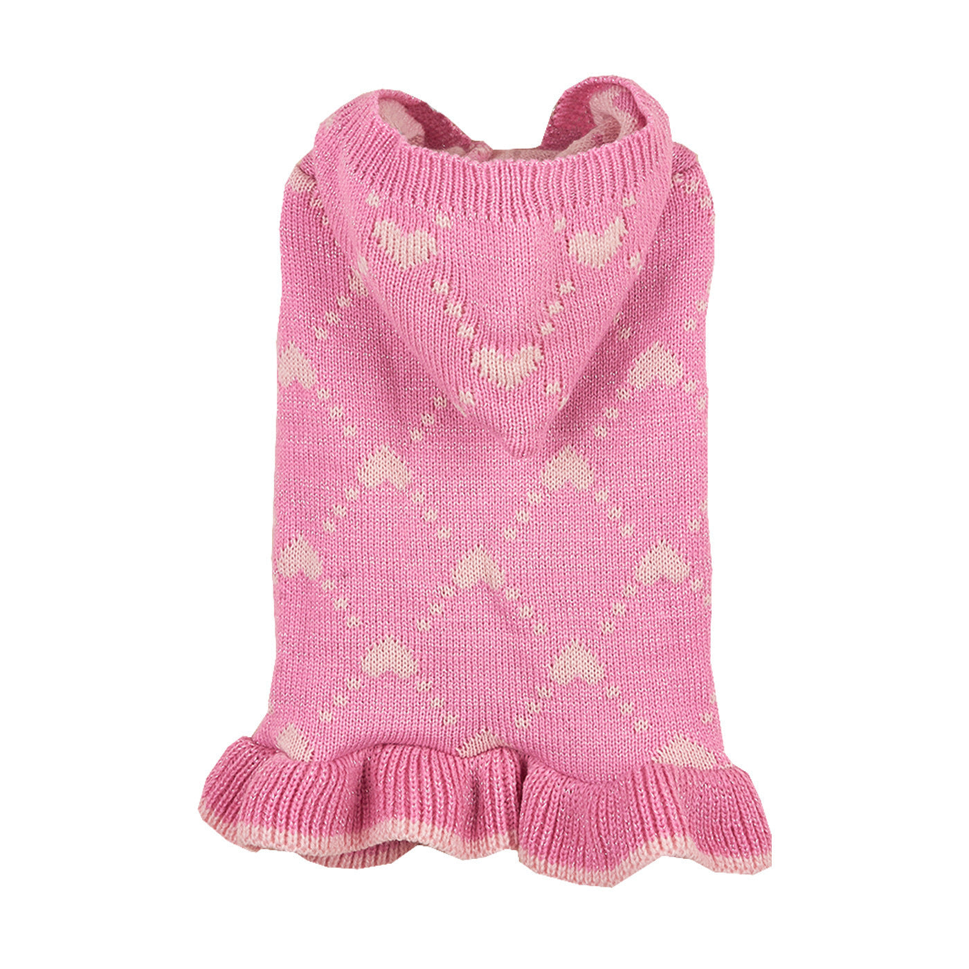 Small Dog Sweater Hoodies Dress Winter Knit Cute Clothing