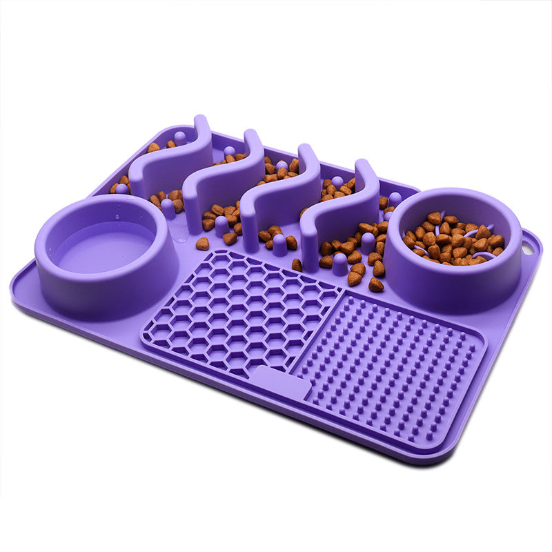 Dog Silicone Licking Pad Pet Licking Mat Silicone Smelling Mat