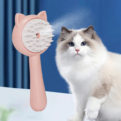 Hair Cleaning Brush With Mist Multifunctional Cat Grooming