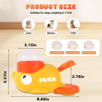 Duck Shape Dog Treat Dispenser - Interactive Dog Toys