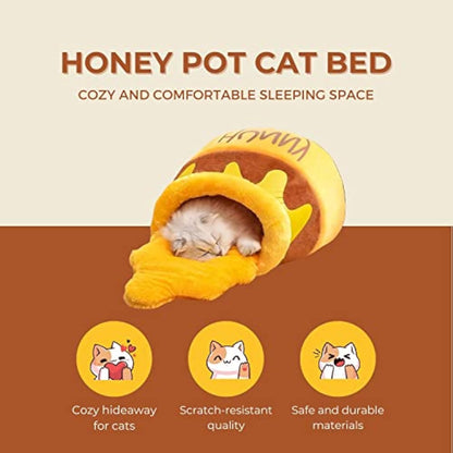 Honey Pot Cat Bed Comfortable Memory Foam Pet Furniture