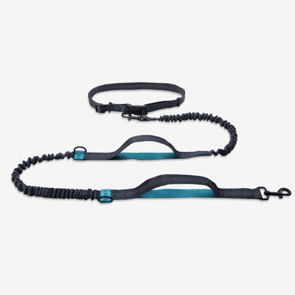 Multifunctional Running Reflective Double Telescopic Dog Leash