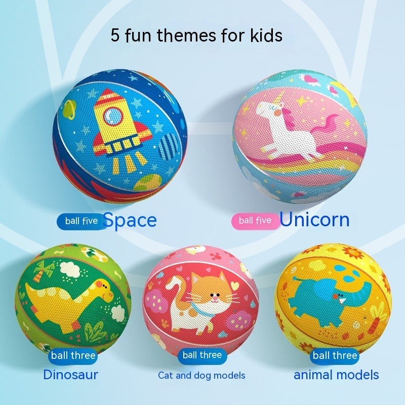 Children's Basketball Pat Ball Rubber Ball Indoor Mute Toys