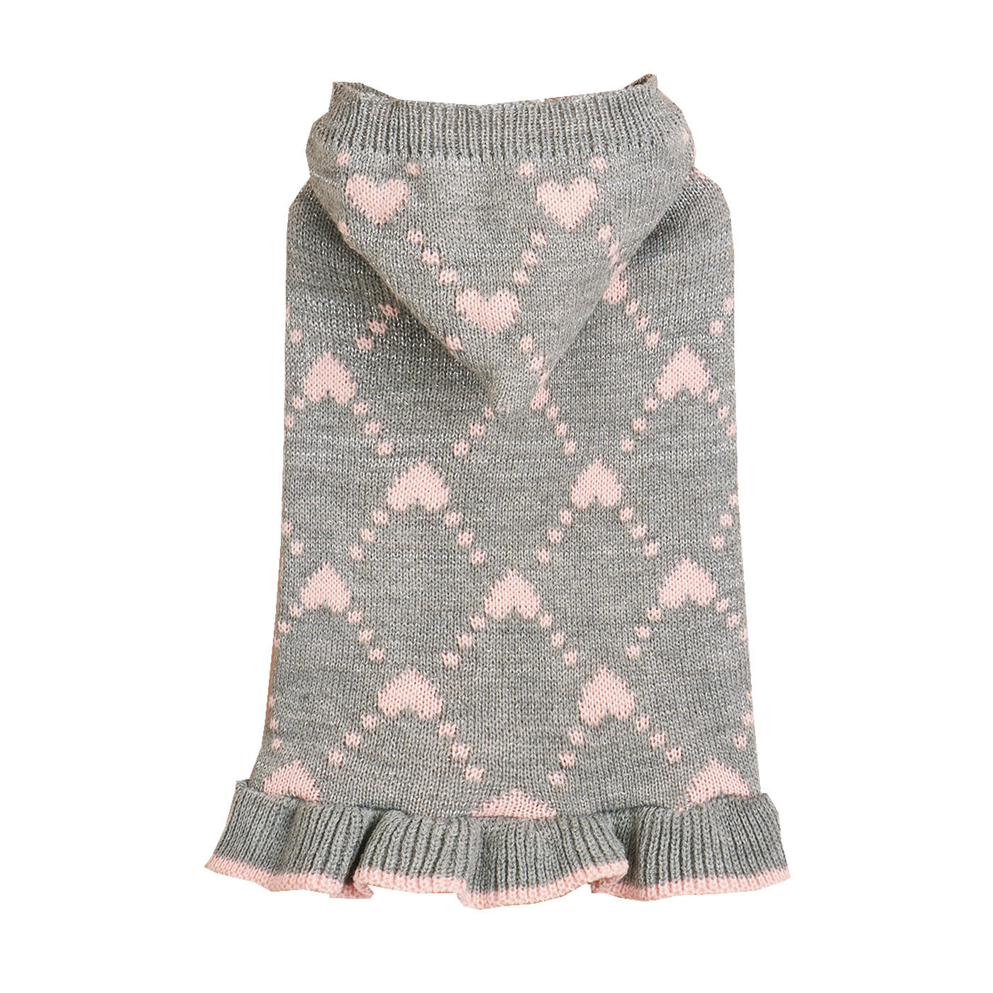 Small Dog Sweater Hoodies Dress Winter Knit Cute Clothing