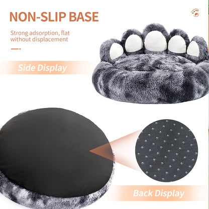 Thickened Warm Kennel For Pets With Bear Paw Shape House - Teddy Kennel