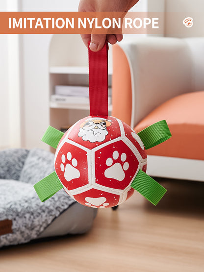 Dog Soccer Balls Toy With Sraps Water Toys