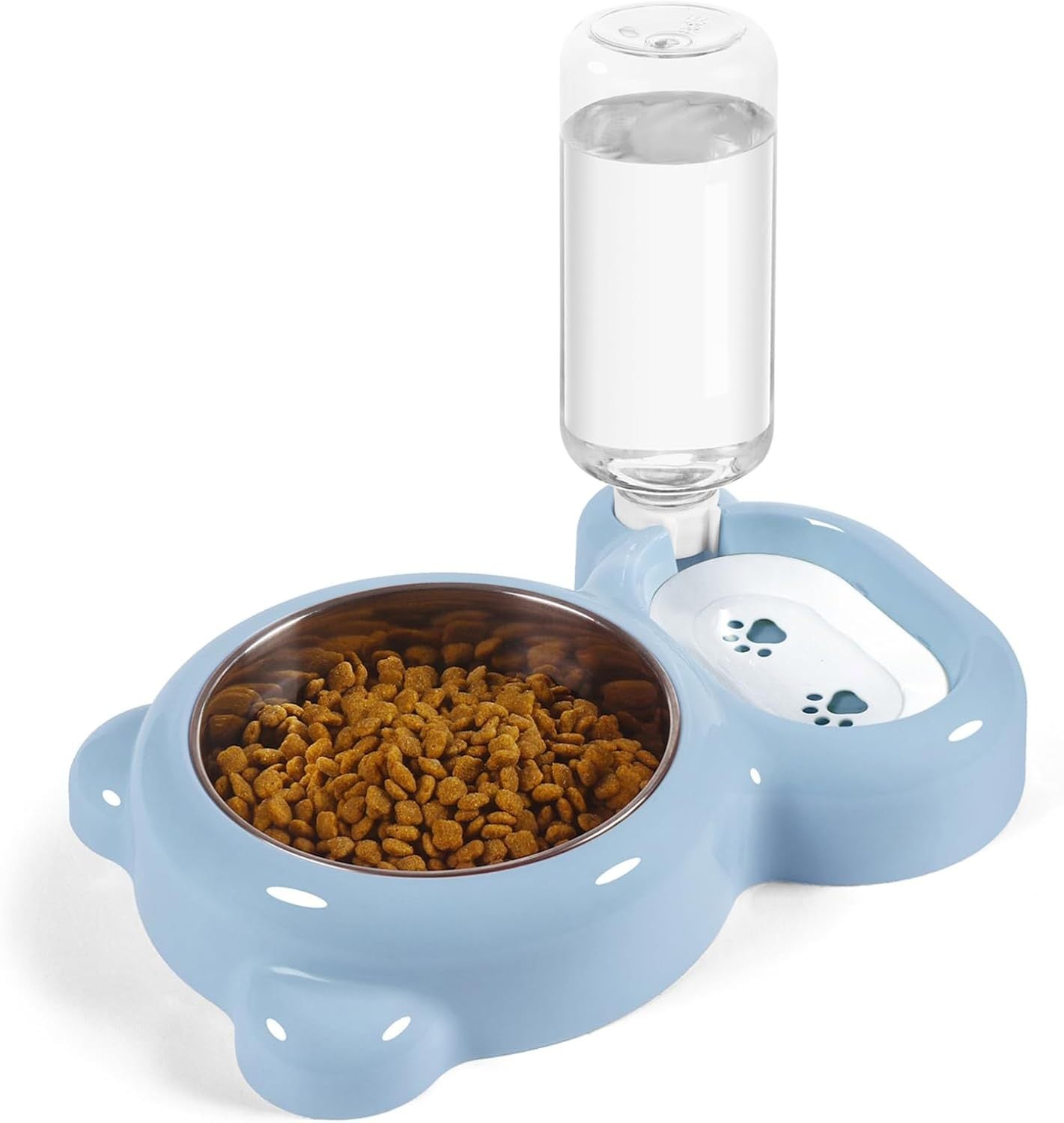 Dog Bowls Cat Food And Water Bowl Set With Water Dispenser