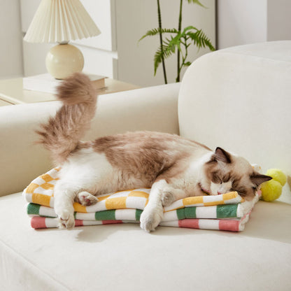 Comfortable Bed For Cats Dogs Plush Pet Blanket Cozy Dog Bed