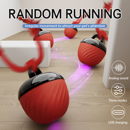 Smart Dog Cat Toy Ball Electronic Interactive Pet Toy Moving Ball