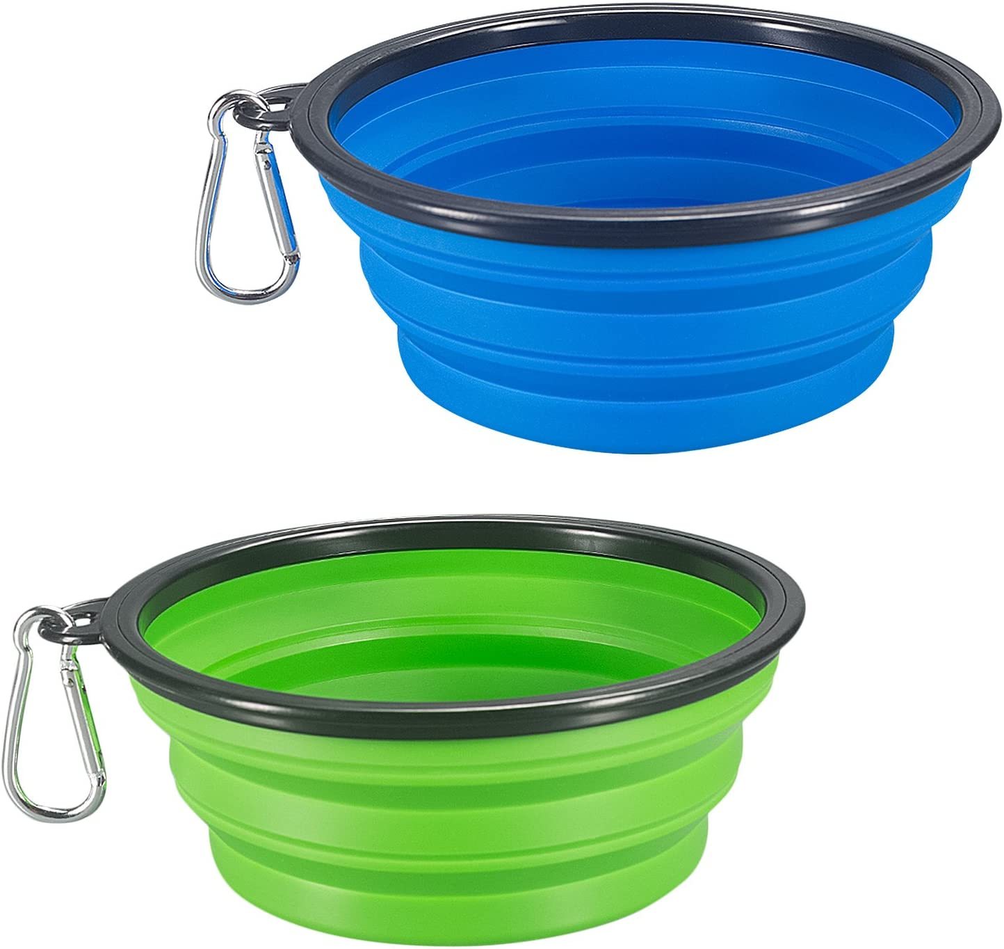 350 And 1000ML Dog Bowls Folding Silicone