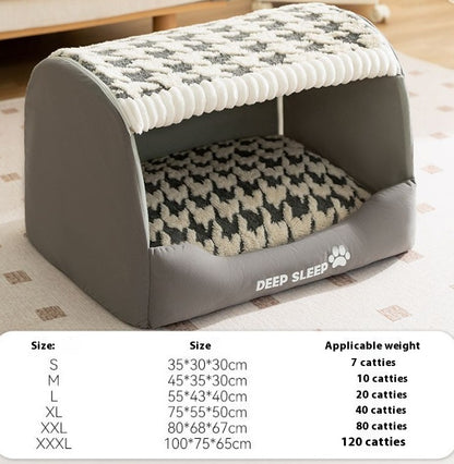 Small Dog Three-dimensional Bear Curved Room Kennel