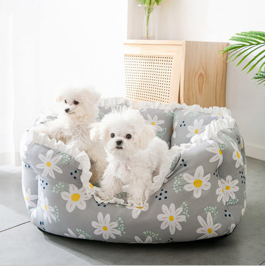 Kennel Four Seasons Small Dog Bed Dog Cat Nest Four Seasons