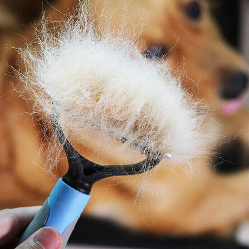 Grooming Brush For Pet Dog Cat Deshedding Tool Rake Comb