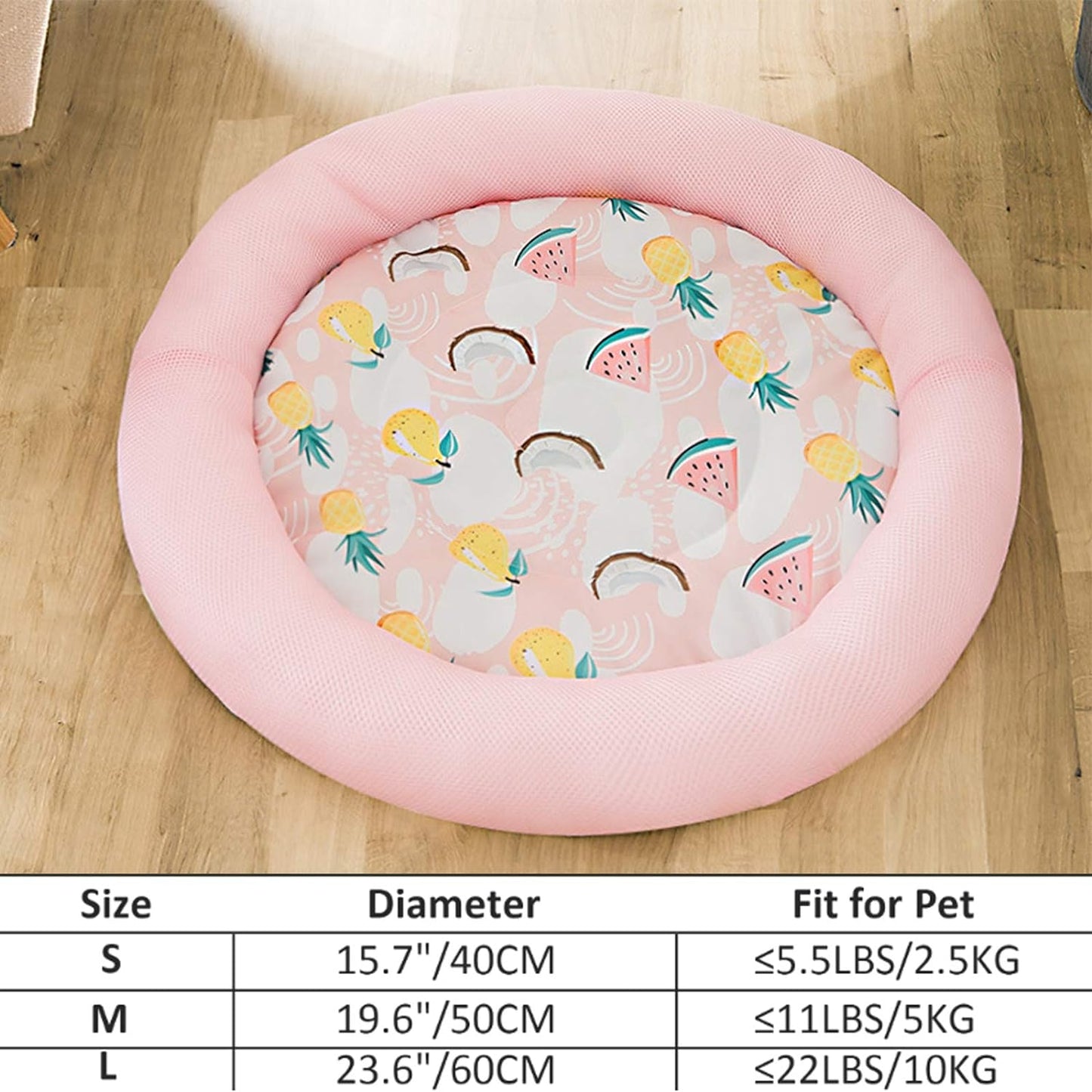 Cooling Dog Bed Soft Summer Ice Pet Pad Cushion