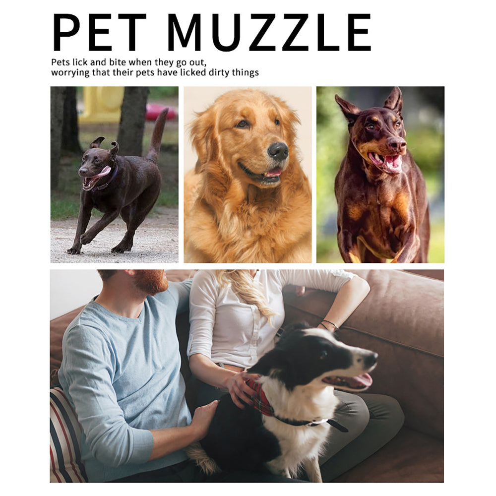 Dog Muzzle Leather, Comfort Secure Anti-Barking Muzzles