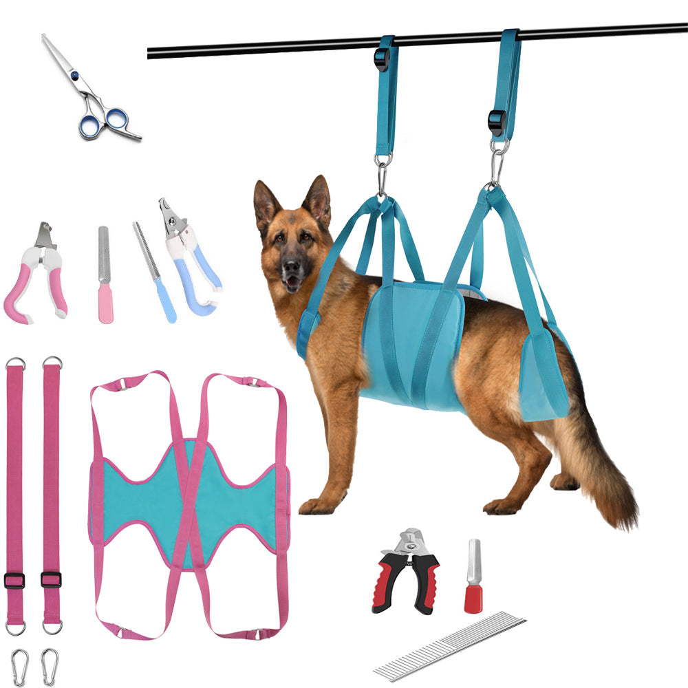 Pet Grooming Hammock For Cats & Dogs Hanging Harness