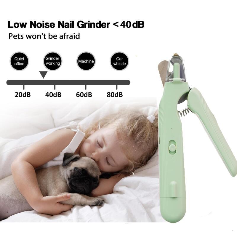 2 In 1 Pet Nail Clippers With Led Light Dog Cat Special